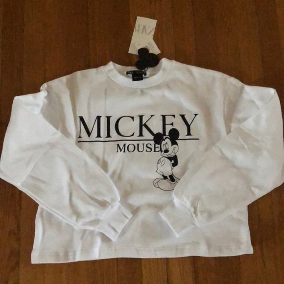 Zara Tops - Zara Mickey sweatshirt NWT size medium